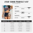thumbnail image 2 of Yiaed Casino Poker Chips Print Women's Athletic Shorts Running Shorts Sporty Short High Waisted Elastic Workout Shorts for Yoga Gym Running & Sports -Large, 2 of 8