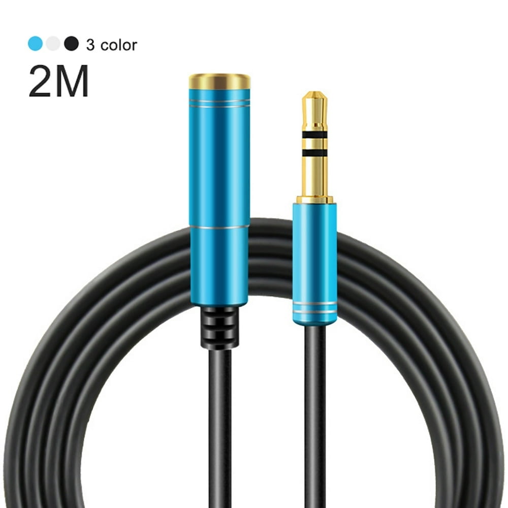 Câble Audio 3,5 mm Mâle vers Femelle Haut-Parleur Ordinateur aux Fil d'Extension