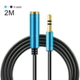 thumbnail image 1 of 3.5mm Male to Female Audio Cable Speaker Computer AUX Extension Wire, 1 of 8