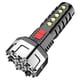 thumbnail image 2 of Linterna LED recargable por USB | Luz fuerte con lámpara COB lateral | 4 modos de iluminación | Indicador de estado de batería | Para camping al aire libre, lectura, trabajo | Batería Li-ion 18650, 2 of 8