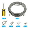 thumbnail image 3 of Uxcell 1/16" Wire Rope Kit, Coated Stainless Steel Cable, 33ft, 3 of 4