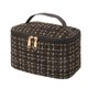 thumbnail image 2 of Bolsa de maquillaje Estuche de cosméticos para niñas, Organizador de maquillaje multifunción grande Bolsa de cosméticos Bolsa de aseo Bolsa de baño de , negro Salvador Estuche de maquillaje, 2 of 9