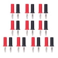 thumbnail image 1 of Conector 10 Conjuntos 4 mm Soldado de plátano de Latón Linterera Masculina Tipo de Linterta Roja y Negra J.10013, 1 of 7