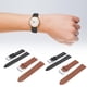 thumbnail image 5 of Correa de reloj de repuesto con hebilla de pasador universal de cuero PU de 4 piezas, 5 of 10