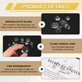 thumbnail image 3 of Uxcell 12 Pcs Convex Lens, 15mm OD 13mm Focal Length Magnifier Lens Optical Lenses Borosilicate Magnifying Glass Flat Convex for DIY Crafts Office Home Science LED Spotlights Flashlights, 3 of 6