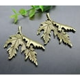 thumbnail image 6 of U8MO 2~30pcs Jewelry Making Finding DIY Big Maple Leaf Alloy Charm Pendant 54x44mm-bronze-30pcs, 6 of 7