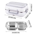 thumbnail image 5 of XWSHYW Cajas Bento Fiambrera con Calefacción de 40W, Calentador de Comida Rápida de 12V y 110V para Coche/Camión/Hogar, Cajas Portátiles para Calentar Alimentos con Contenedor de 1,2 L 304, 5 of 5
