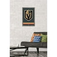 thumbnail image 2 of NHL Vegas Golden Knights - Logo 21 Wall Poster, 14.725" x 22.375", Framed, 2 of 3
