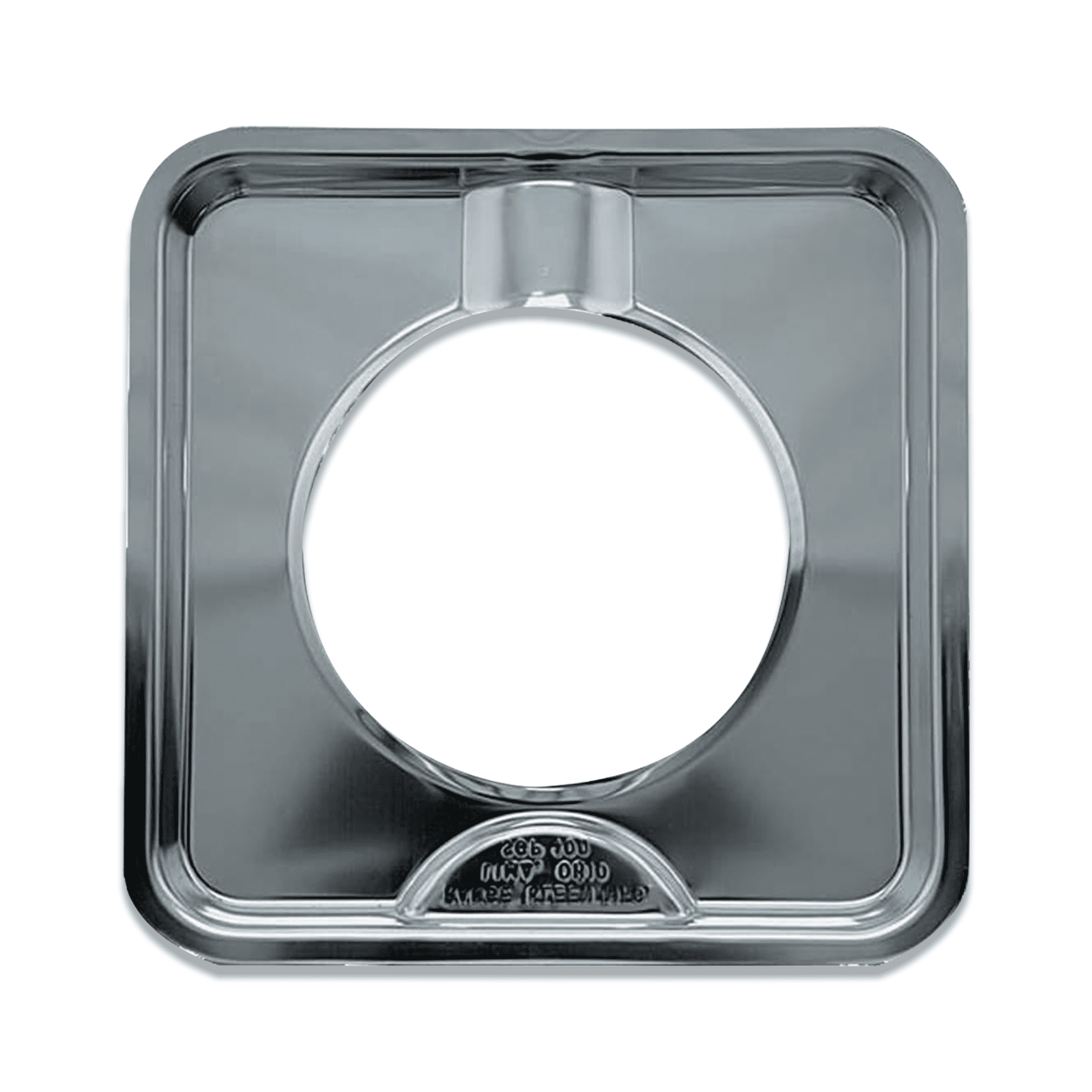 Range Kleen SGP-400 Chrome Square Range Pan / Yellow Label / Style I (4-PACK)