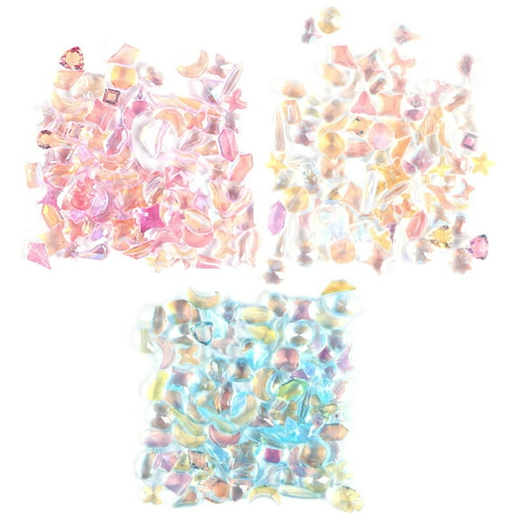 LOLIPPYY Assorted Color Flatback Nail Charms for Nail Art Decoration and Creative Craft Projects