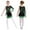 Dark Green, variant on iixpin Lyrical Dance Dress for Girls Asymmetrical Figure Ice Skating Competition Outfits Dancing Clothes Brown 12