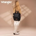 thumbnail image 6 of Wrangler Women Backpack Purse Convertible Backpack Vegan Leather Ladies Anti Theft Backpack with Adjustable Strap, Black, 6 of 7