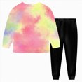 thumbnail image 5 of TOWED22 Girls Boys Soft Pajamas Cotton Toddler Pjs Long Sleeve Kid Sleepwear Sets 6-12 Months 12-24 Months 2t 3t 4t 5t 6t 7t 8t 9t Children(Hot Pink,4-5 Y), 5 of 7