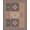 Charcoal Rose Beige, Pattern 8, variant on Design&I 8'x10' Washable Area Rug Snag-Free Bordered Symmetry Distressed Scroll Border Vintage Boho Ornate Playful for Dining Room, Large Office, Lounge