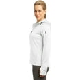 thumbnail image 2 of Sport-Tek Women's Drawcord Fleece Full-Zip Hooded Jacket, 2 of 4