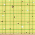 thumbnail image 2 of Ambesonne Yellow Polka Dot Fabric by the Yard Upholstery, Big or Small Spots, 1 Yard, Pastel Yellow Pale Brown, 2 of 5