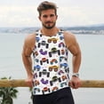 thumbnail image 6 of Logiee Cartoon Monster Trucks1 Print Men's Workout Tank Top,Quick Dry Workout Tank Top,Gym Muscle Tee,Fitness Bodybuilding Sleeveless T Shirt-Small, 6 of 7