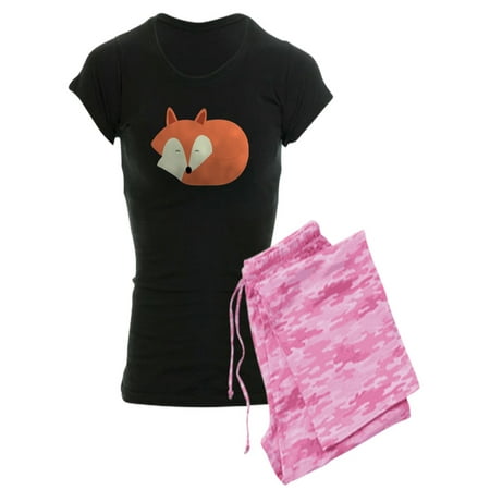 

CafePress - Sleepy Red Fox - Women s Dark Pajamas