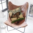 thumbnail image 1 of Easter Linen Pillow Cover Christmas Decor Rabbit Pattern Pillow Cover Celebrate Valentine's Day valentines day gifts, 1 of 3
