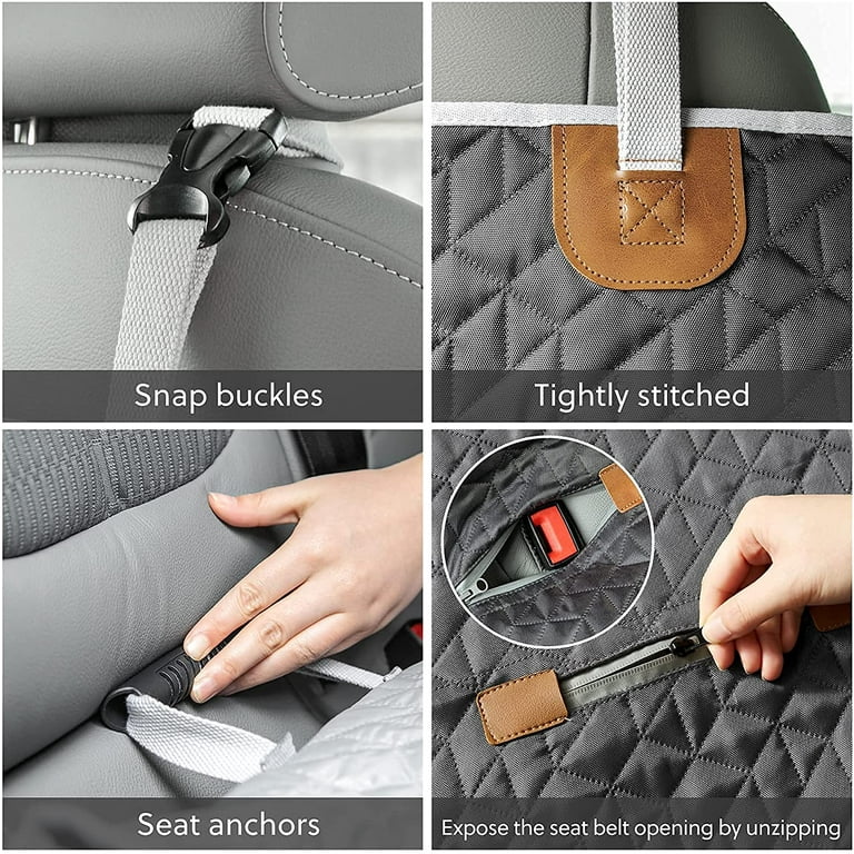Dropship Dog Car Seat Cover Waterproof Scratchproof Pet Car Rear Protector  Mat Pet Back Seat Hammock With 2 Door Slide Straps For Car Truck SUV to  Sell Online at a Lower Price