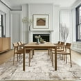 thumbnail image 3 of BERTHMEER 8'x10' Modern Abstract Large Area Rugs for Living Room Bedroom Dining Room Office Farmhouse Soft Indoor Machine Washable Non-Slip Distressed Throw Rugs,Brown&Gray, 3 of 8