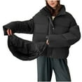 thumbnail image 6 of Uaswgudfs ​Women's Hooded Quilted Puffer Coat - Insulated Full Sleeve Zipper Snap Closure for Cold Weather​, 6 of 9