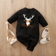 thumbnail image 2 of XEGLSBU Baby Girl Romper Jumpsuit Baby Christmas Outfit Girls Boys Print Romper Long Sleeve Bodysuit Jumpsuit Baby Boy Rompers 12-18 Months Cotton Black1 Size 6-12 Months, 2 of 4