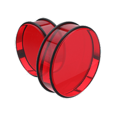 

Supersize Basic Acrylic No Flare Ear Gauge Plug