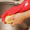 thumbnail image 2 of Thicken Peelers Gloves Peeling Fruit Vegetable Potato Fish Scale Processing Tools Kitchen Gadget1pcs Right Hand Glove, 2 of 9