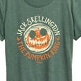 thumbnail image 3 of The Nightmare Before Christmas - Jack Skellington Pumpkin King - Women's Short Sleeve Graphic T-Shirt, 3 of 5