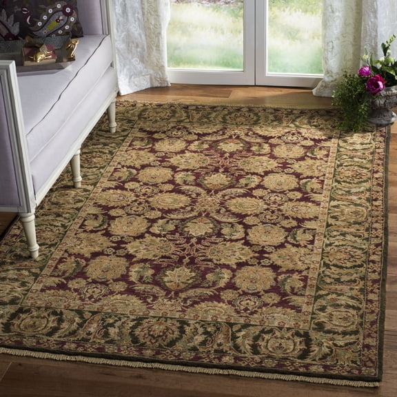 Safavieh Old World Crispian Oriental Wool Area Rug, Burgundy/Green, 5' x 8'