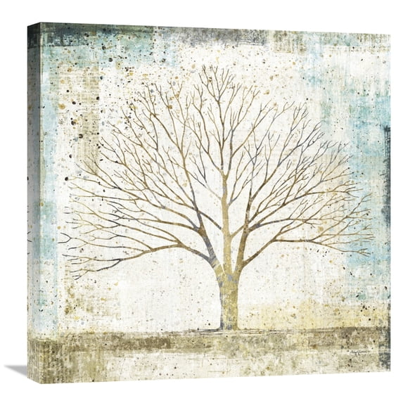 Global Gallery Avery Tillmon 'Solitary Tree Collage' Canvas Wall Art