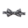 thumbnail image 2 of Ryan Seacrest Distinction Mens Matera Silk Plaid Bow Tie Black O/S, 2 of 2