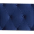 thumbnail image 6 of JERFIT Twin Size Upholstered Platform Bed Frame with Headboard, Navy Blue Fabric, Solid Wood Structure, Easy Assembly, 6 of 6