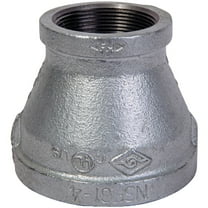 B&K Industries Reducing Coupling 511-386HN Galvanized - Malleable Iron - 2" x 1.25"