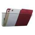 thumbnail image 4 of Storex Letter-size Wall Pocket, Plastic File Organizer, Clear, 1-Pack, 4 of 10