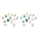 thumbnail image 4 of Sonducket 10 piezas collar colgante tobillera portátil colgante decoración joyería DIY artesanía hecha a mano Type3 NO3, 4 of 6