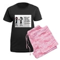 thumbnail image 5 of CafePress - Bffs And WINE Pajamas - Women's Short Sleeve Print T-Shirt and Pants Dark Cotton Pajama Set, 5 of 7