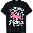 thumbnail image 1 of Camiseta de Dama Dachshund - Mujer, Cuello Redondo, Manga Corta, Divertida, Diseños Personalizados, Regalo, 1 of 7