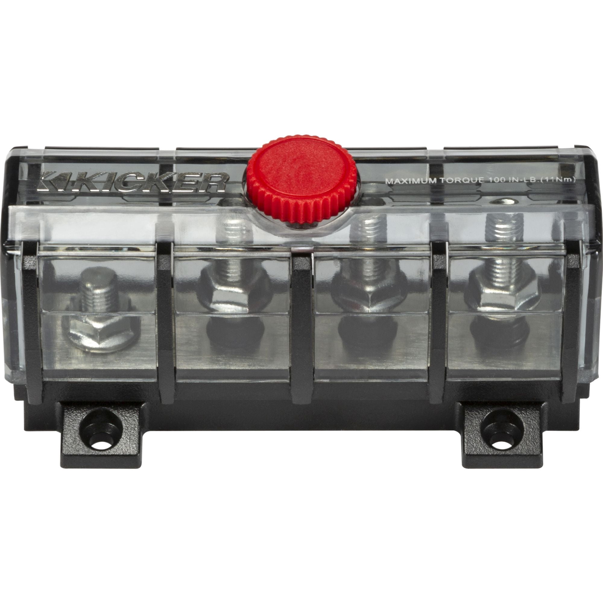 Kicker 47KMFDB3 ABYC Compliant Fuse Holder Distribution Block & 47KMDB3 Ground Distribution Block Bundle