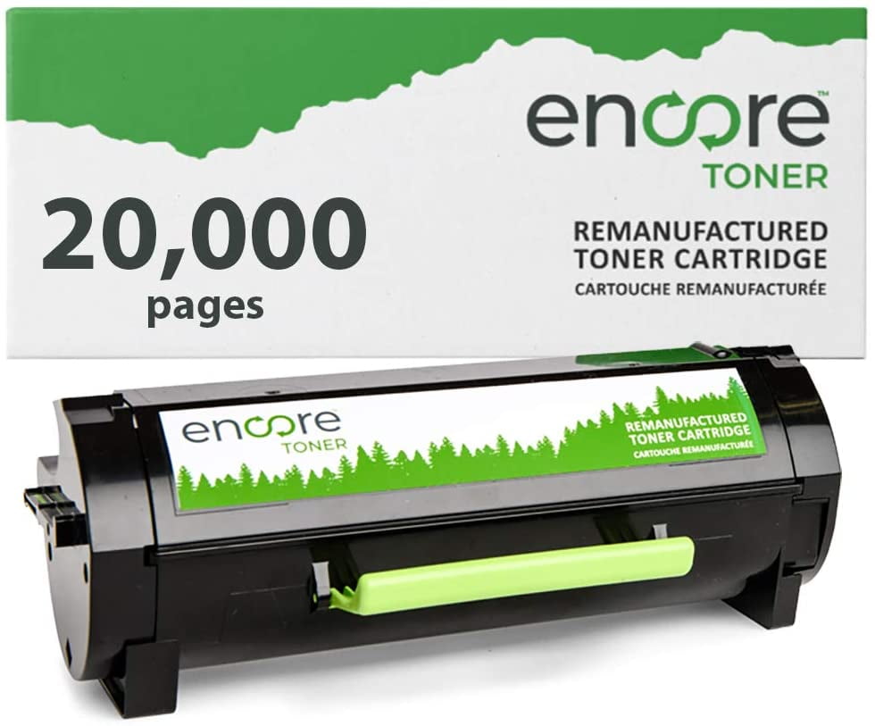 Encore Lexmark 501U Ultra High Yield Remanufactured Toner Cartridge