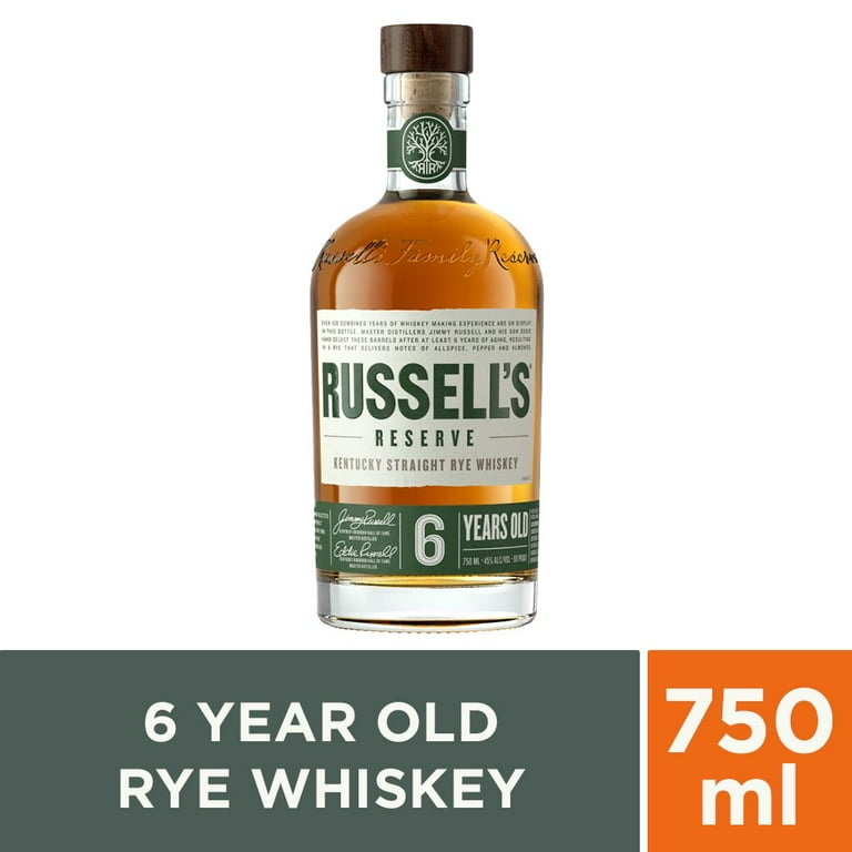 Russell's Reserve Rye 750ml, Whiskey - Walmart.com
