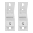 thumbnail image 1 of BRIGHTFUFU 2 clips de soporte de persiana vertical para persianas verticales Clips de soporte de montaje exterior duraderos con ancho de riel de cabeza 1-1/2 pulgadas 38 mm Clips de soporte, 1 of 7