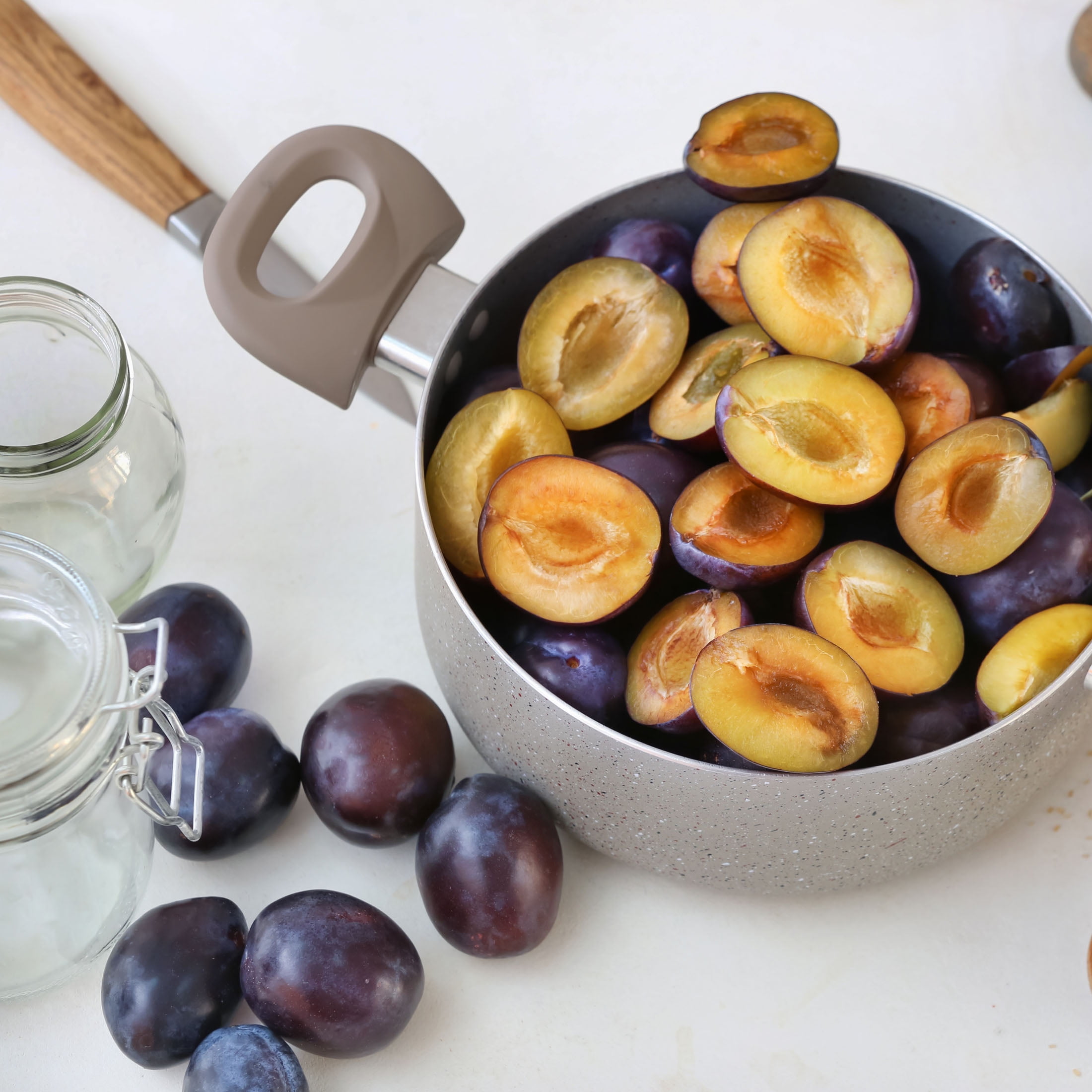 Fresh Black Plums, Each