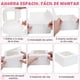 thumbnail image 3 of Paquete de 50 Cajas de Postres con Ventana Transparente, Cajas de Repostería Portátiles para Cupcakes, Muffins, Donas y Galletas, Ideal para Cumpleaños, Bodas y Fiestas, 3 of 4