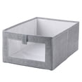 thumbnail image 1 of Shisuyan Foldable Storage Bin Non-woven Storage Box Large Capacity for Home Organization 1Set, 1 of 8