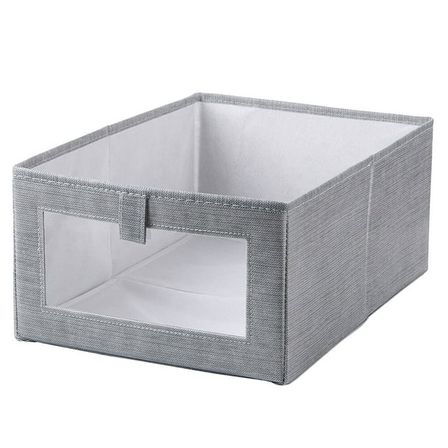 Shisuyan Foldable Storage Bin Non-woven Storage Box Large Capacity for Home Organization 1Set