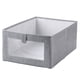thumbnail image 1 of Contenedor de almacenamiento plegable sin tapa, contenedor para artículos diversos, contenedor no tejido, 1 of 6