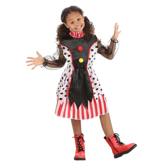 Lil Miss Clown Costume for Girls | Scary Clown Costumes