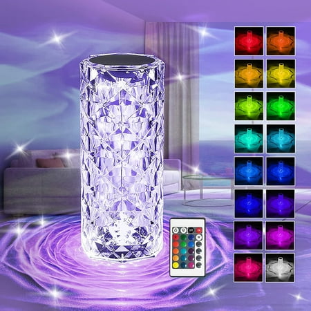 

Crystal Olatform Light Charging Touch the Bedside Romantic Night Light Christmas gift New Year gift